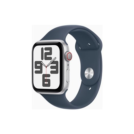 Apple Apple Watch SE (GPS + Cellular) Inteligentny zegarek 4G Aluminium Storm blue 44 mm Apple Pay Odbiornik GPS/GLONASS/Galileo